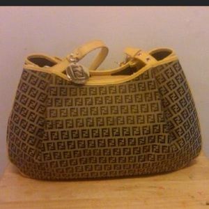 Fendi Zucchino Hobo Bag